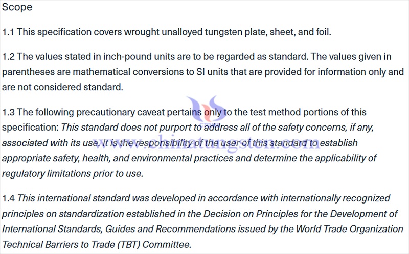 standard specification for tungsten plate, sheet, and foil ASTM B760-07(2023) standard specification for tungsten plate, sheet, and foil ASTM B760-07(2023)