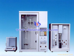 tungsten granule CS analyzer image